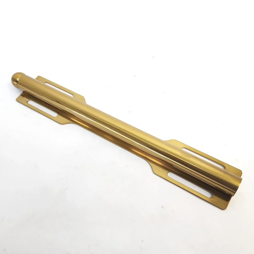 12 Inch Pull Out Valet Rod Closet Organizer Gold Side Mount Metal  30Lb capacity